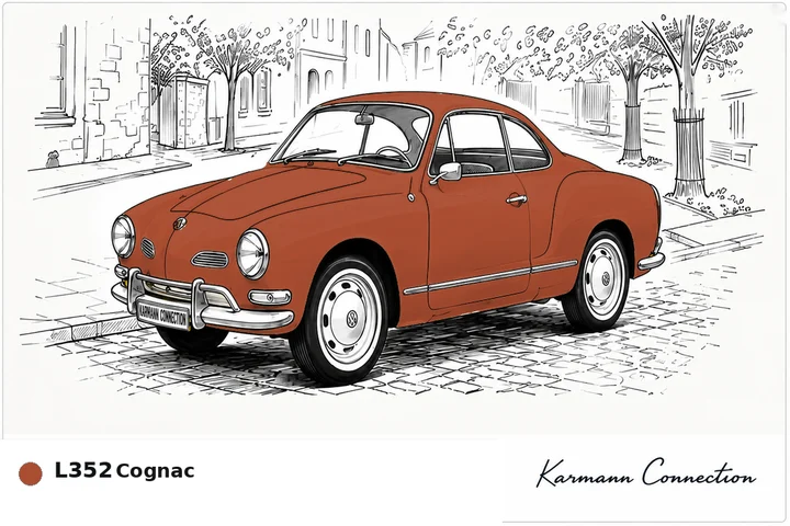 Karmann Ghia Type 14 Coupé L352 Cognac Cognac