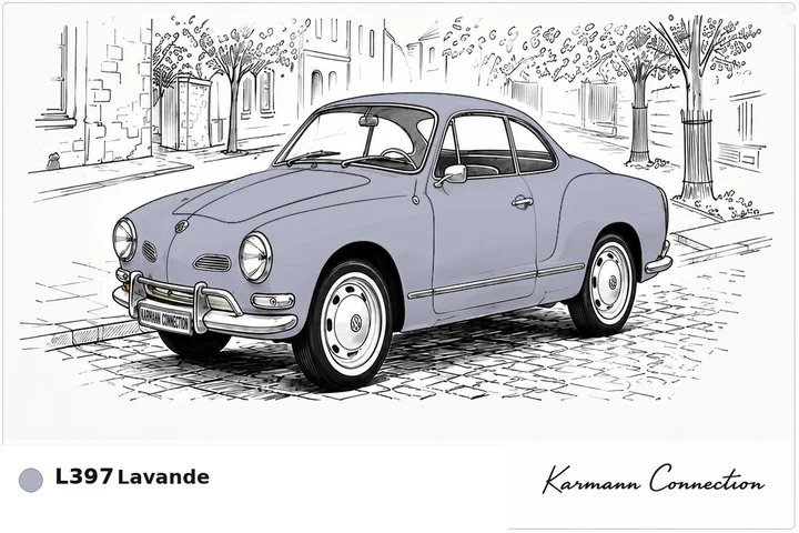 Karmann Ghia Type 14 Coupé L397 Lavande Lavender
