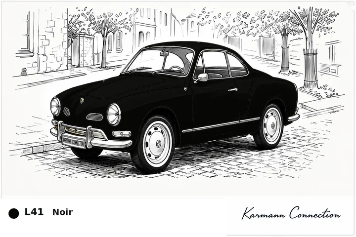 Karmann Ghia Type 14 Coupé L41 Noir Black