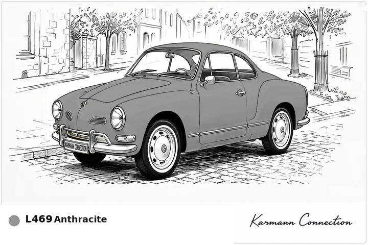 Karmann Ghia Type 14 Coupé L469 Anthracite Anthracite