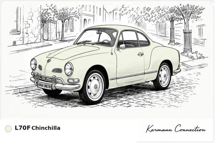 Karmann Ghia Type 14 Coupé L70F Chinchilla Chinchilla