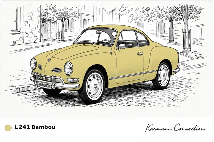 Karmann Ghia Type 14 Coupé L241 Bambou Bamboo