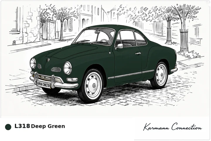 Karmann Ghia Type 14 Coupé L318 Deep Green Deep Green