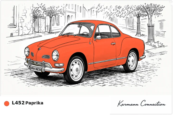 Karmann Ghia Type 14 Coupé L452 Paprika Paprika